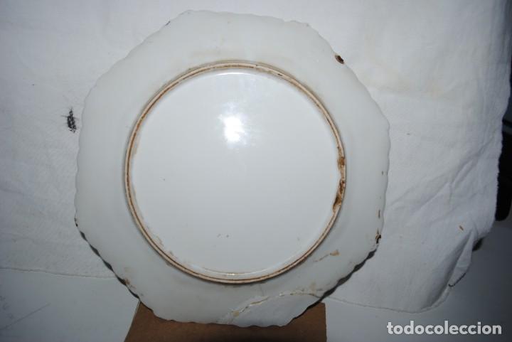 Antig&uuml;edades: PLATO OCTOGONAL DE LIMOGES - Foto 4