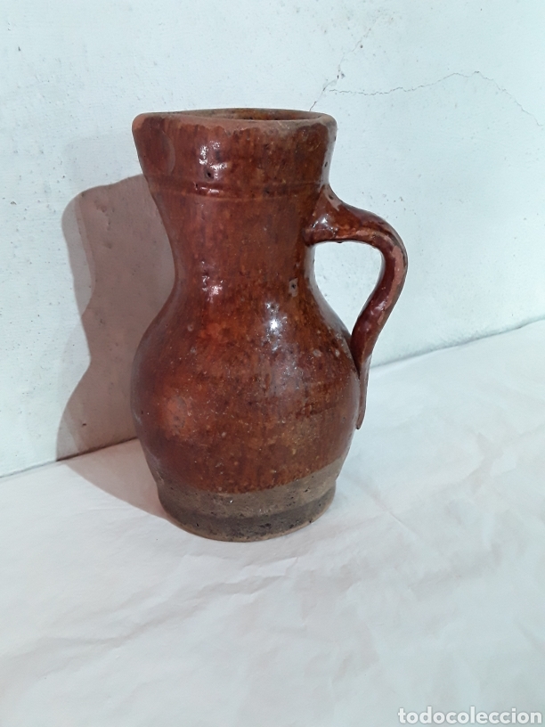 Antig&uuml;edades: Jarra conquense , modorro de vino - Foto 1