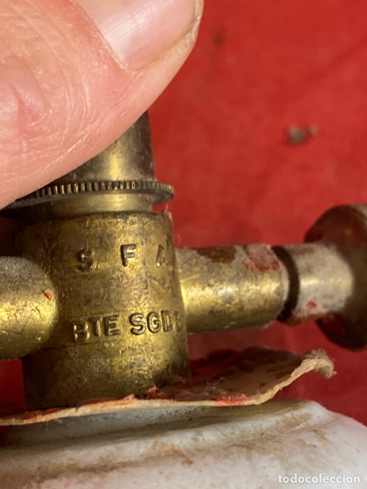 Antig&uuml;edades: L&aacute;mpara de gas - Foto 3