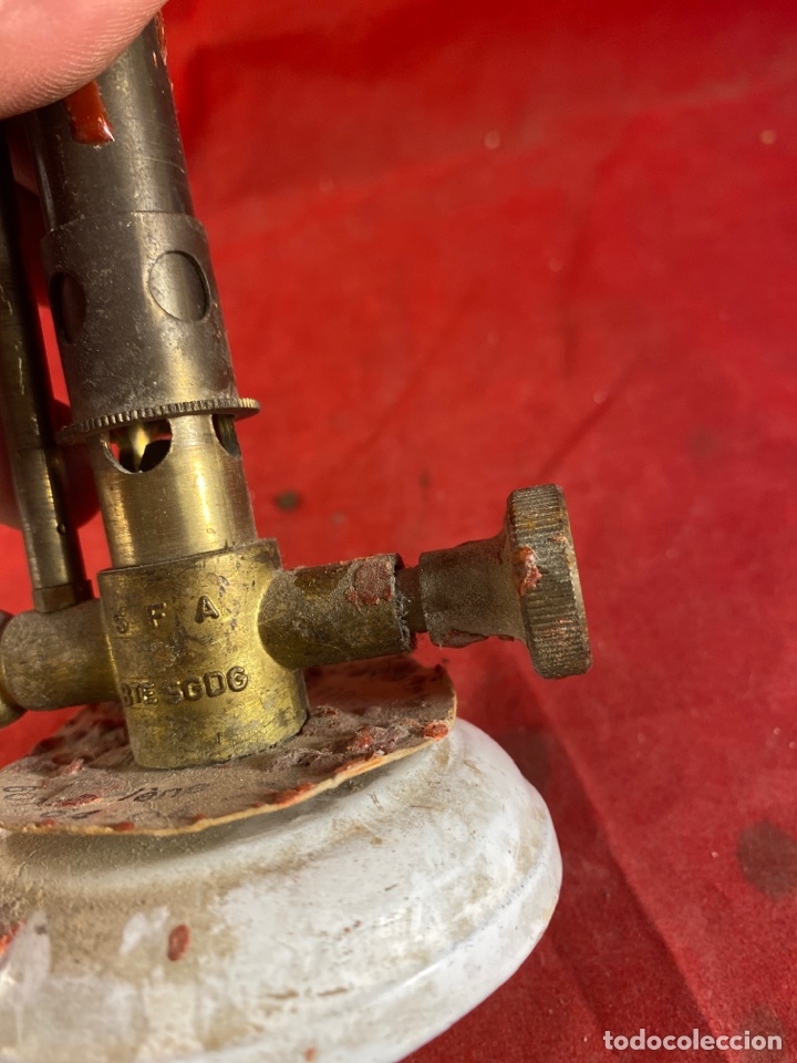 Antig&uuml;edades: L&aacute;mpara de gas - Foto 4