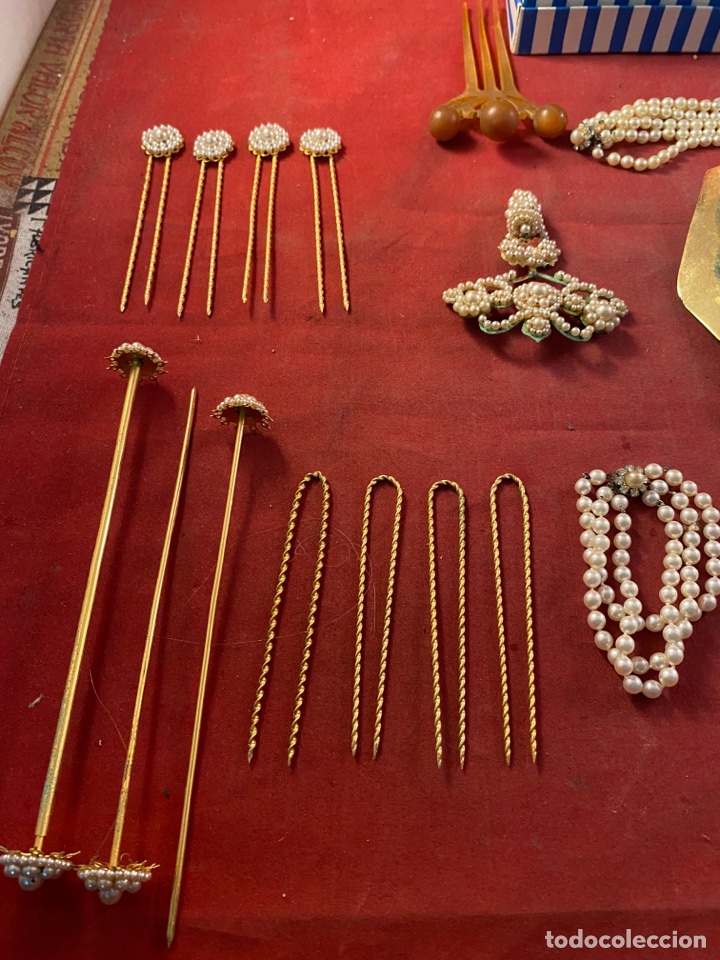 Antig&uuml;edades: Antiguo lote de peinetas y elementos fallera - Foto 11