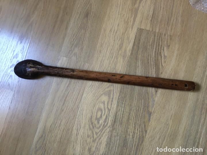 Antig&uuml;edades: ANTIGUO CUCHARON GRANDE MADERA - Foto 5