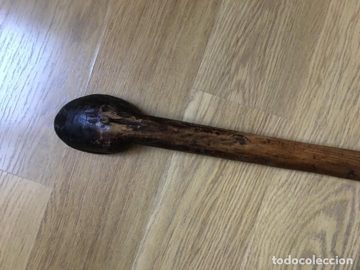 Antig&uuml;edades: ANTIGUO CUCHARON GRANDE MADERA - Foto 7