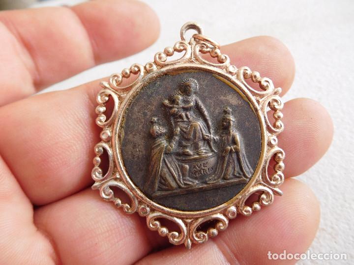 Antig&uuml;edades: Medalla antigua de virgen a identificar - Foto 1