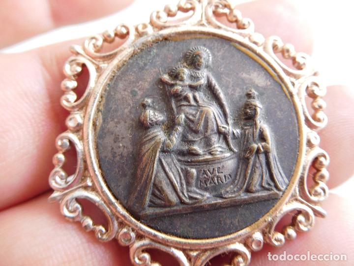 Antig&uuml;edades: Medalla antigua de virgen a identificar - Foto 2