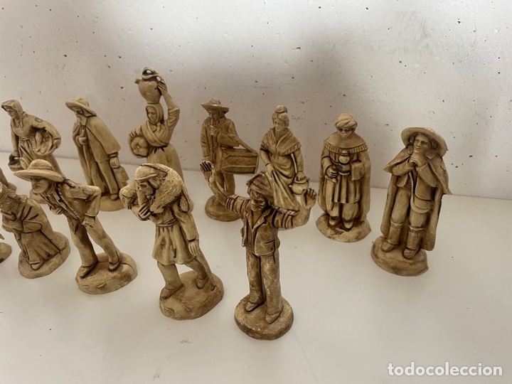 Antig&uuml;edades: Figuras pesebre pl&aacute;stico antiguas - Foto 2
