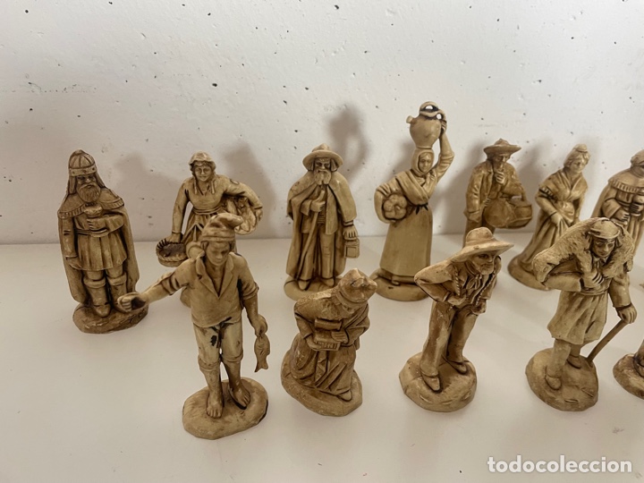 Antig&uuml;edades: Figuras pesebre pl&aacute;stico antiguas - Foto 3