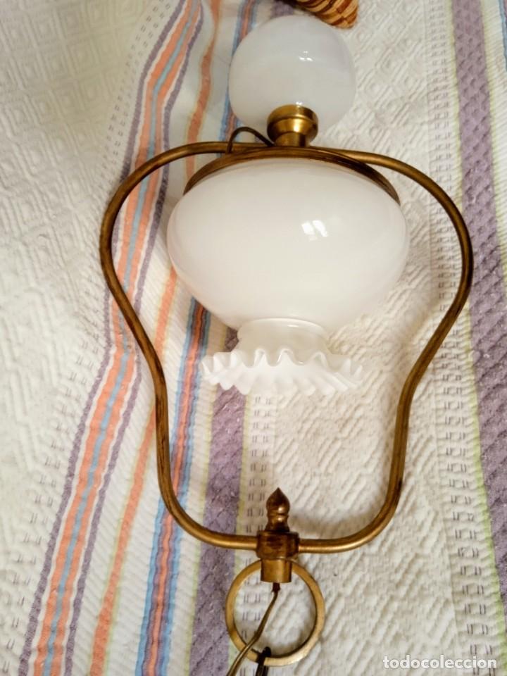 Antig&uuml;edades: L&aacute;mpara Quinqu&eacute; antiguo - Foto 2