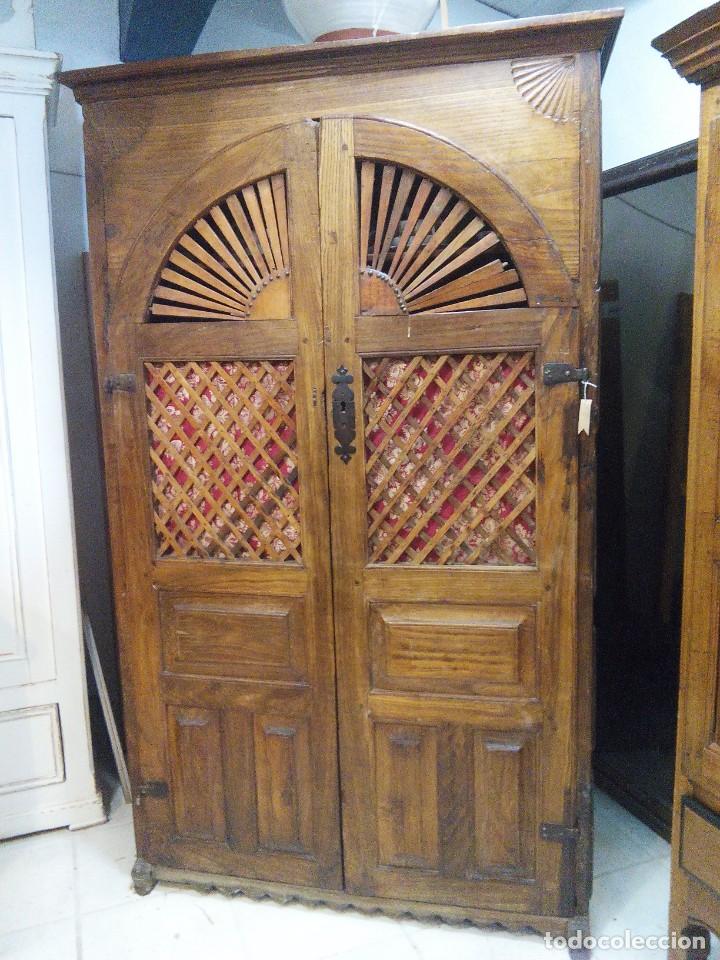 Antig&uuml;edades: ANTIGUO ARMARIO VASCO. ROBLE - Foto 3