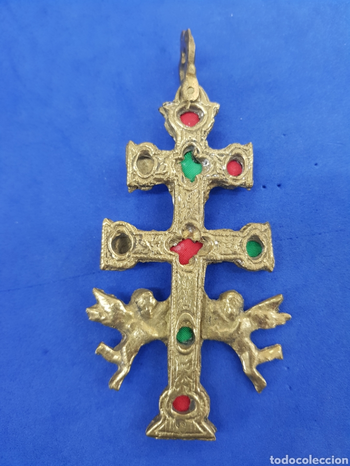 Antig&uuml;edades: Cruz de Caravaca , bronce - Foto 2