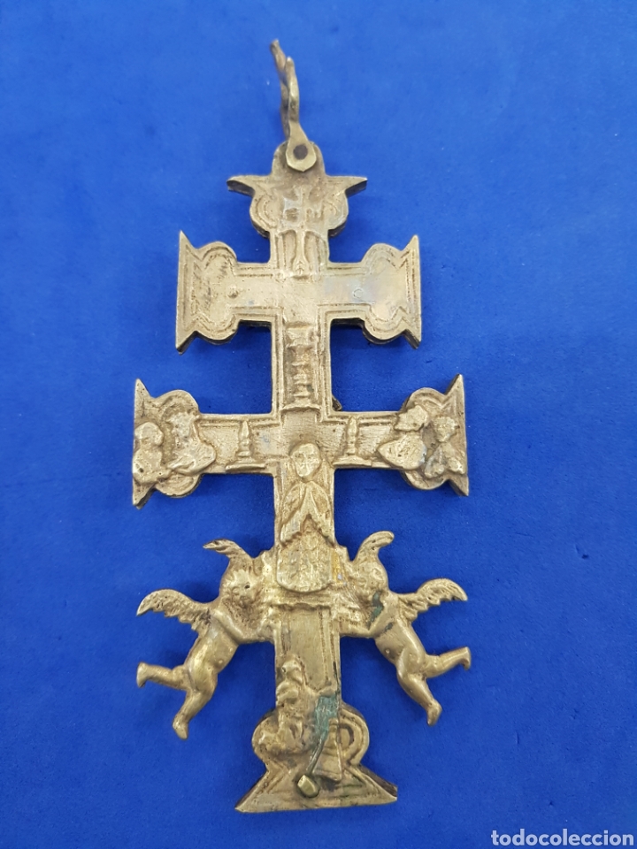 Antig&uuml;edades: Cruz de Caravaca ,bronce - Foto 2