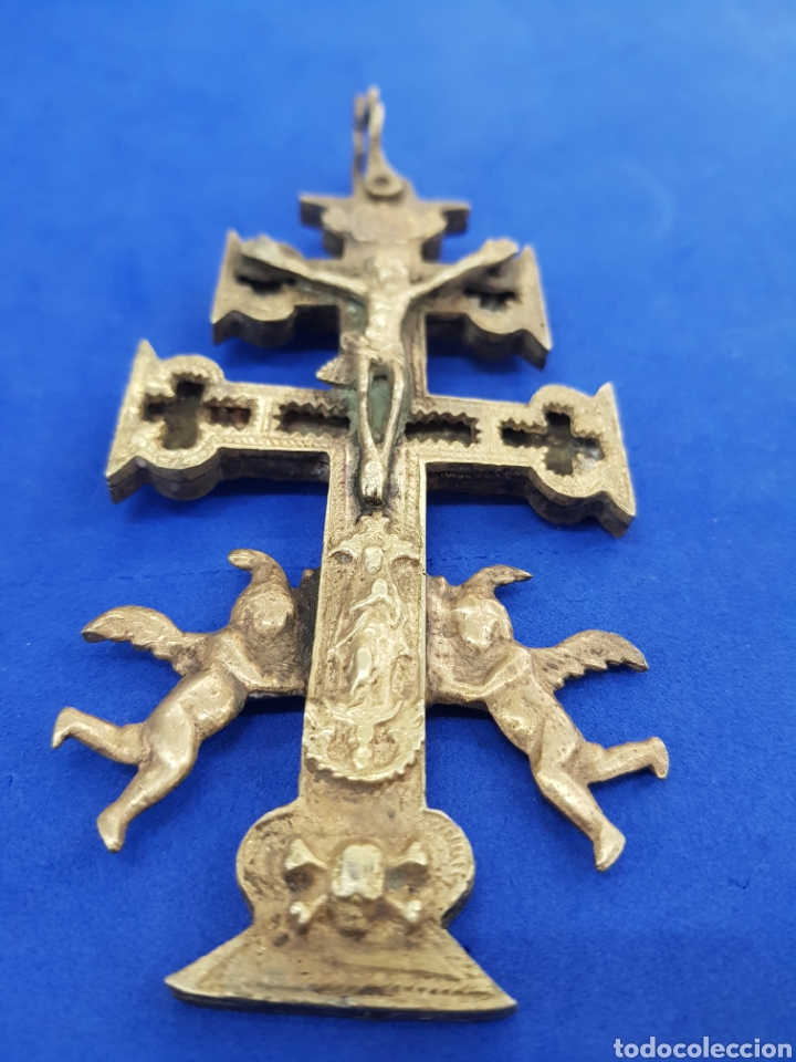 Antig&uuml;edades: Cruz de Caravaca ,bronce - Foto 5