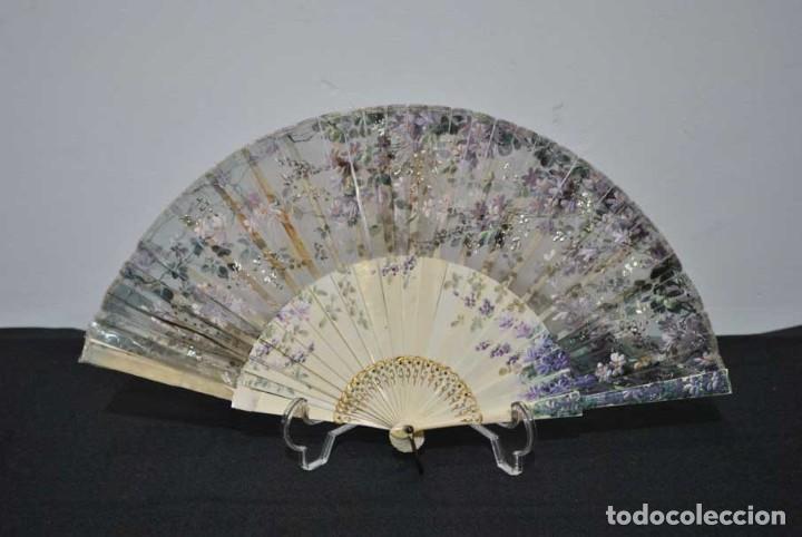 Antig&uuml;edades: ABANICO ANTIGUO SIGLO XIX - Foto 2
