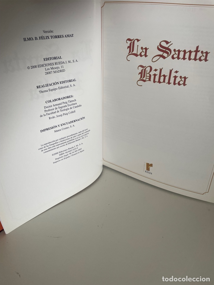 Antig&uuml;edades: La santa biblia - Foto 2