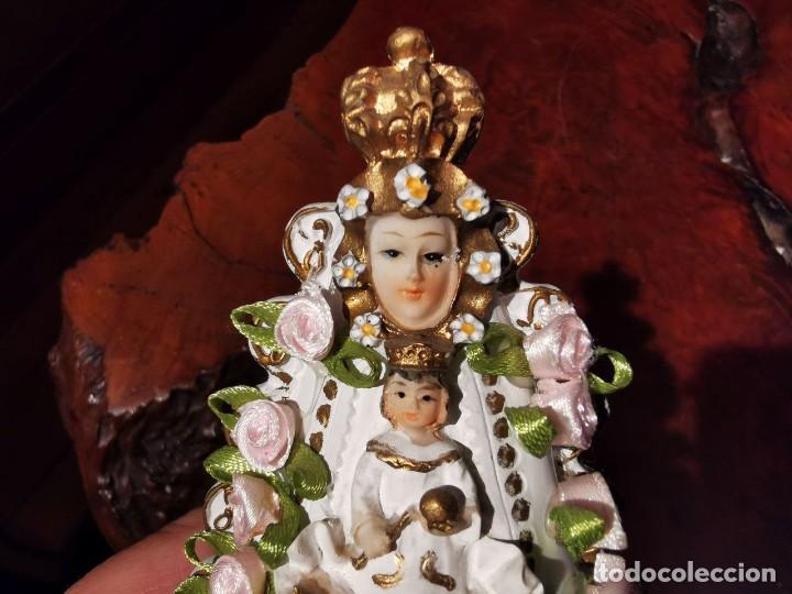 Antig&uuml;edades: VIRGEN DEL ROCIO 15 CM - Foto 2