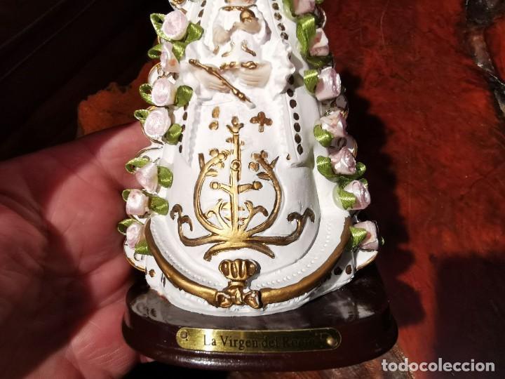 Antig&uuml;edades: VIRGEN DEL ROCIO 15 CM - Foto 3