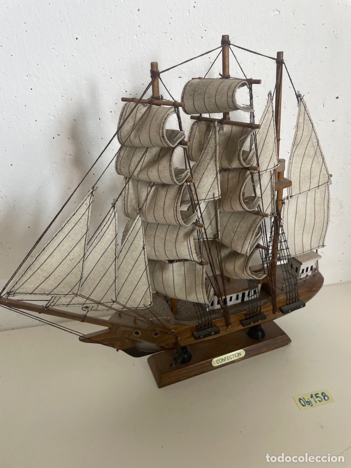 Antig&uuml;edades: Barco de madera confecci&oacute;n - Foto 2