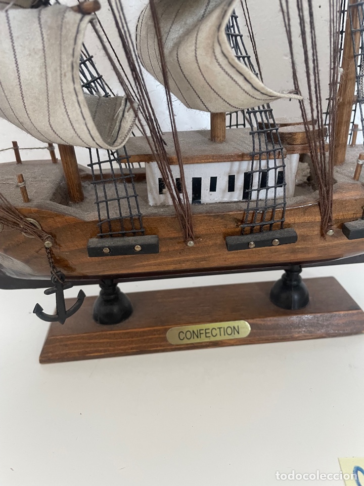 Antig&uuml;edades: Barco de madera confecci&oacute;n - Foto 3