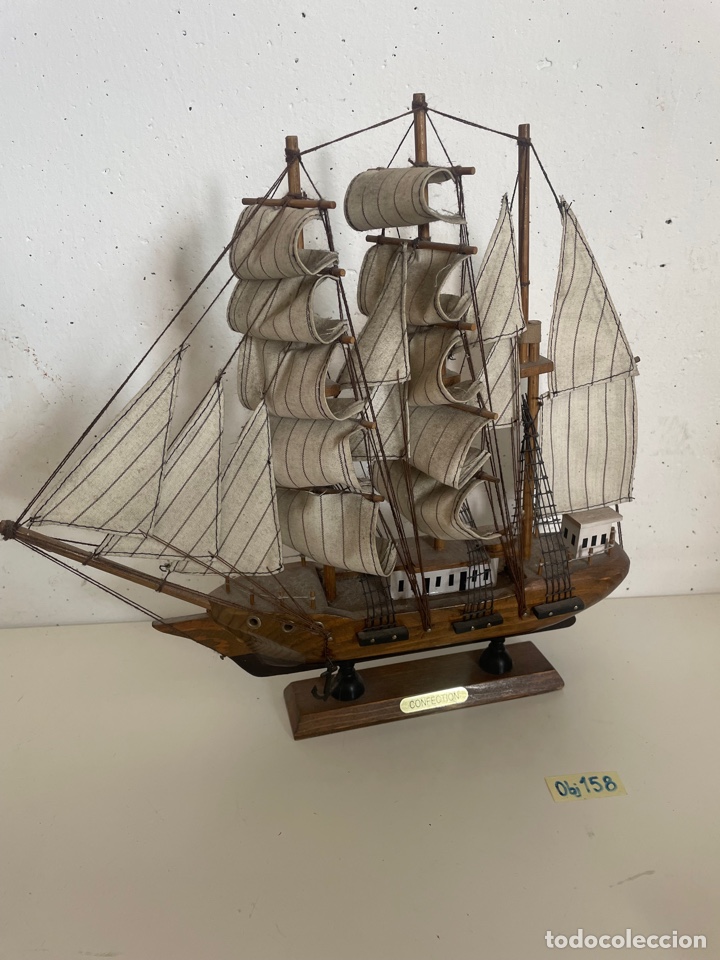 Antig&uuml;edades: Barco de madera confecci&oacute;n - Foto 1