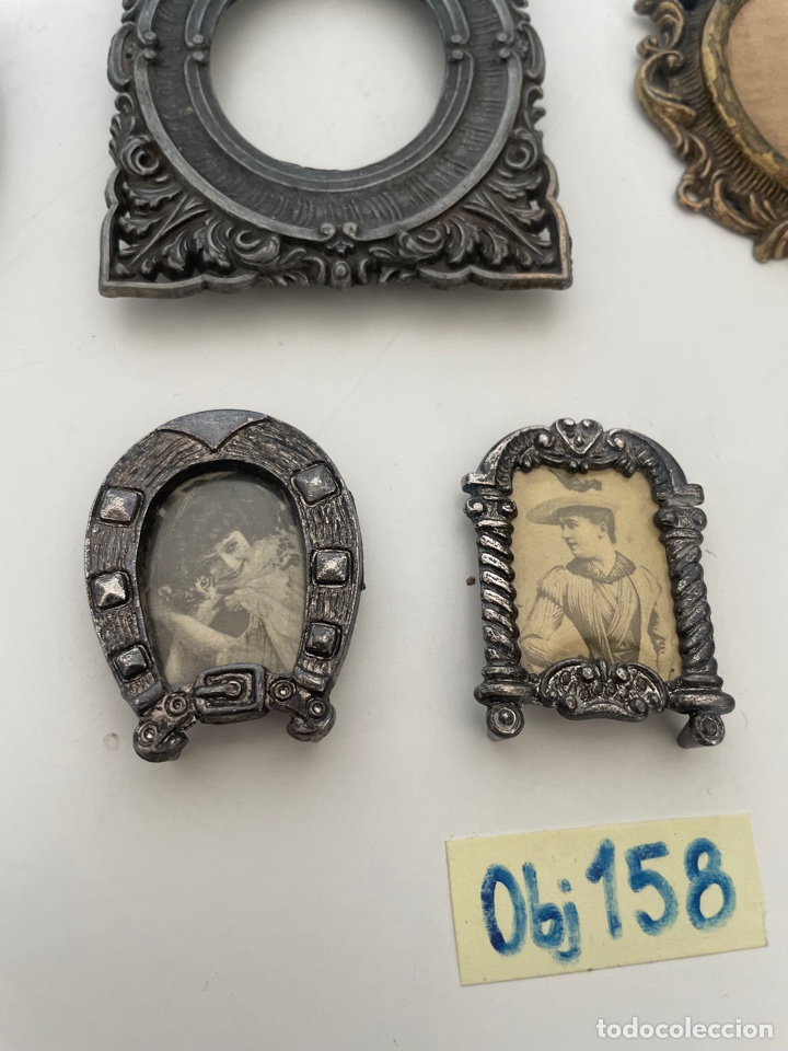 Antig&uuml;edades: Lote de retratos antiguos peque&ntilde;os - Foto 2