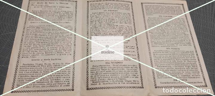Antig&uuml;edades: NOVENA BREVE NUESTRA SE&Ntilde;ORA DE LIDON - Foto 3