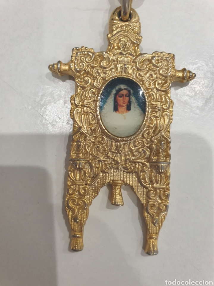 Antig&uuml;edades: Llavero capilla virgen del rocio . - Foto 2