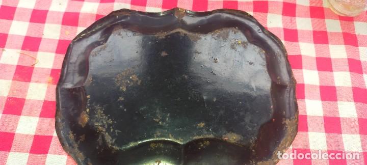 Antig&uuml;edades: BANDEJA ESMALTADA CAZ903 - Foto 2