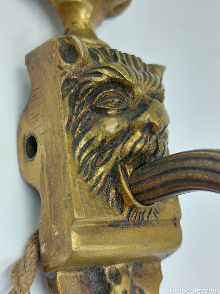 Antig&uuml;edades: PAREJA DE ANTIGUOS APLIQUES DE BRONCE. - Foto 3