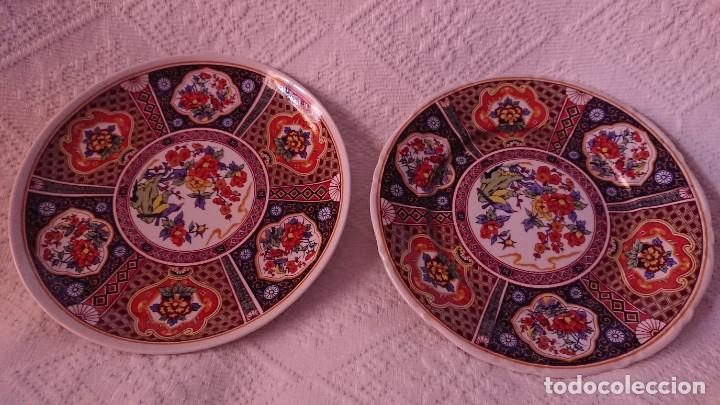 Antig&uuml;edades: DOS PLATOS DE PORCELANA CHINA... - Foto 1