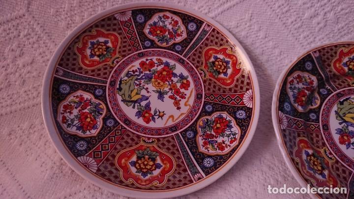 Antig&uuml;edades: DOS PLATOS DE PORCELANA CHINA... - Foto 5