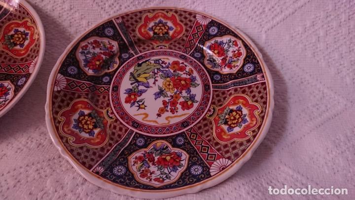 Antig&uuml;edades: DOS PLATOS DE PORCELANA CHINA... - Foto 6