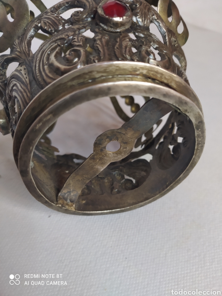 Antig&uuml;edades: Corona de Virgen plata antigua - Foto 16
