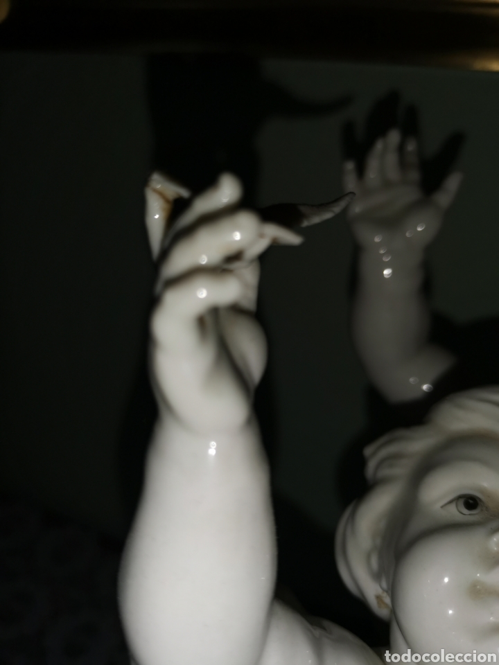 Antig&uuml;edades: Figura de Algora &aacute;ngeles querubines - Foto 9
