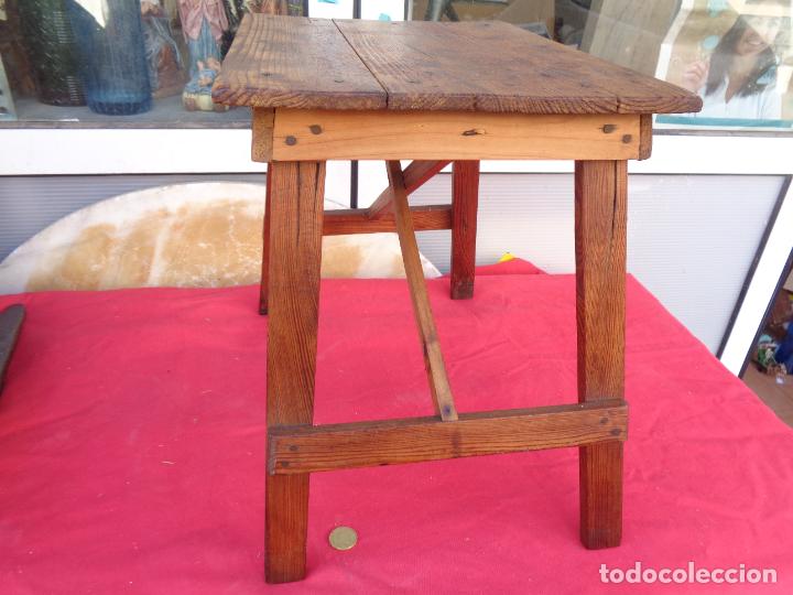 Antig&uuml;edades: ANTIGUA MESA TOCINERA - Foto 4