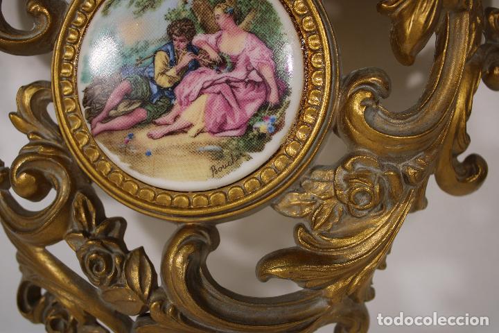 Antig&uuml;edades: mensula repisa dorada boucher - Foto 5