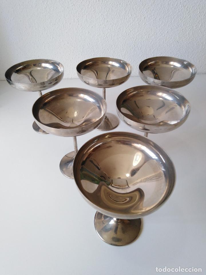 Antig&uuml;edades: 6 copas E.P. Brass - Foto 1