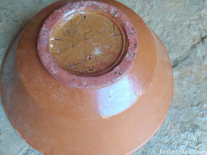 Antig&uuml;edades: Antiguo lebrillo cer&aacute;mica la bisbal - Foto 4