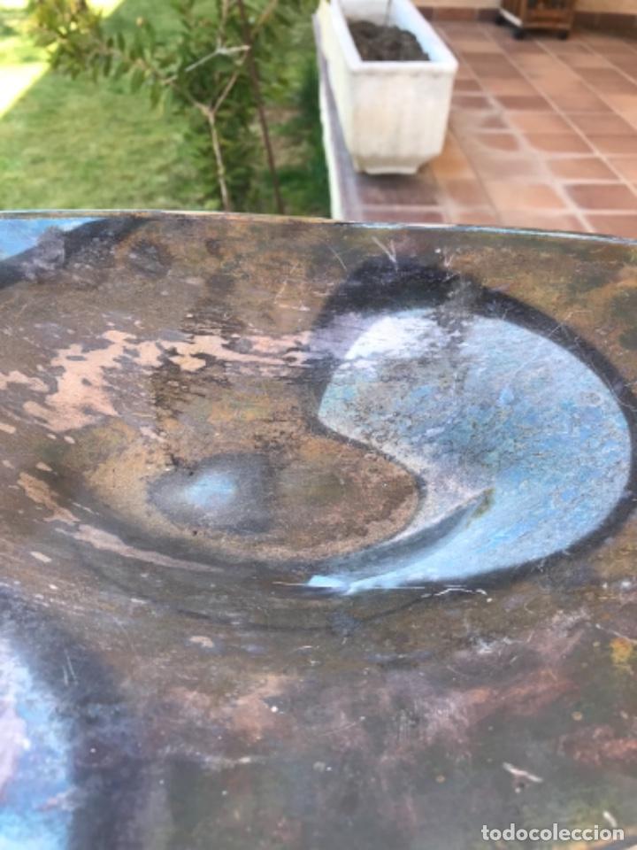 Antig&uuml;edades: Bandeja, metal plateado, 1940 - Foto 3