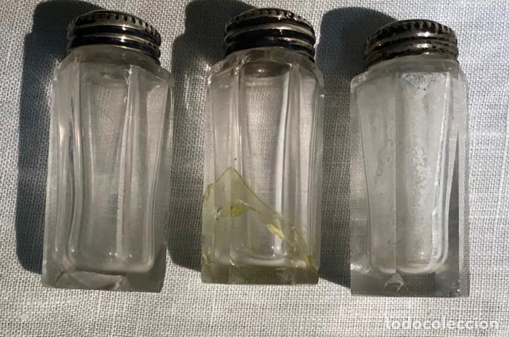 Antig&uuml;edades: SALEROS DE CRISTAL Y PLATA - Foto 2