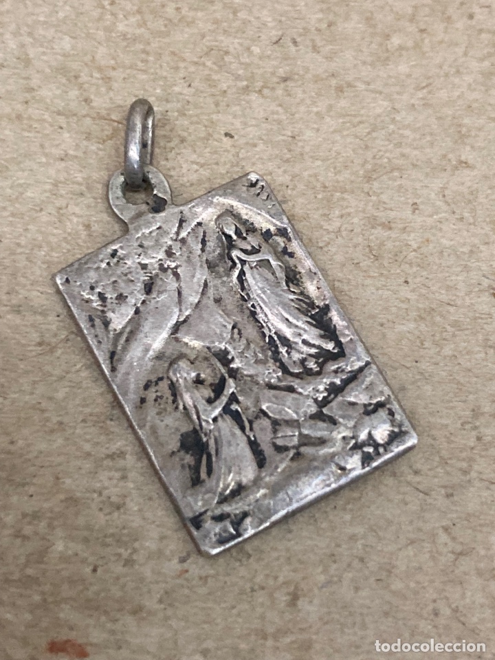 Antig&uuml;edades: Medalla de plata religiosa - Foto 2