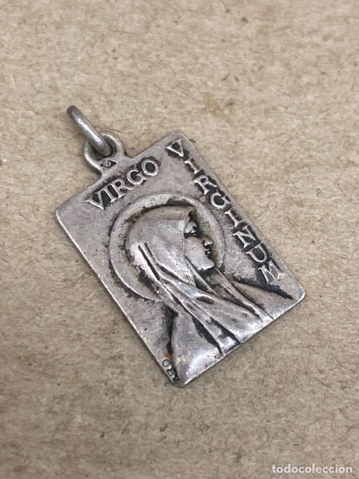 Antig&uuml;edades: Medalla de plata religiosa - Foto 1