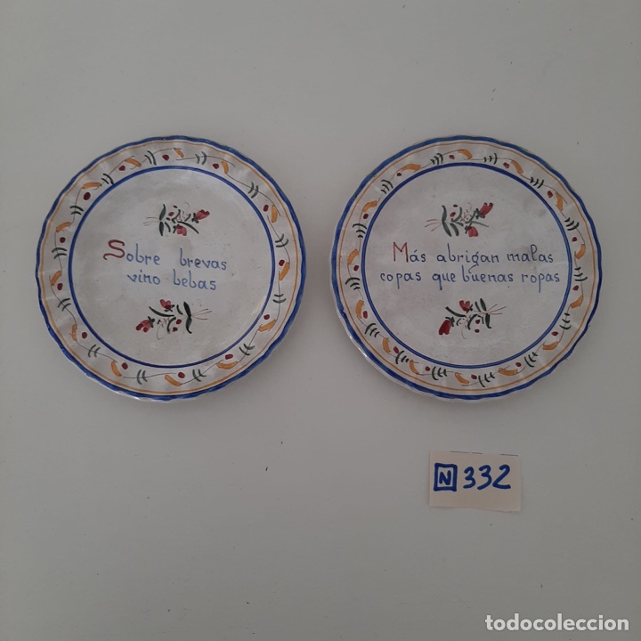 Antig&uuml;edades: Platos de porcelana - Foto 1