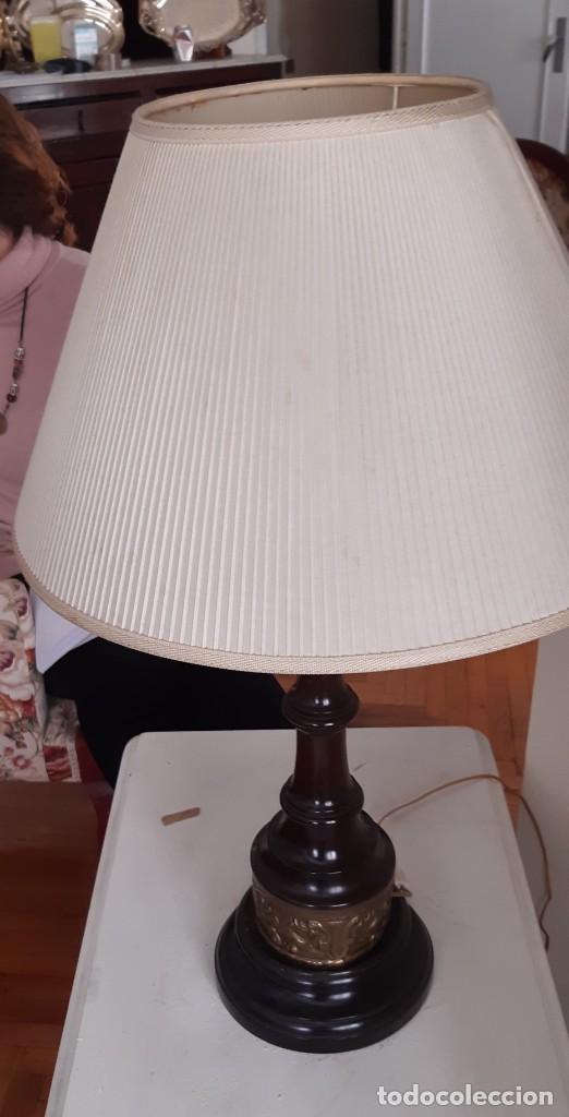Antig&uuml;edades: L&aacute;mpara de mesa. - Foto 5