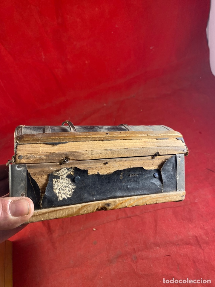 Antig&uuml;edades: Antigua cajita de madera - Foto 5