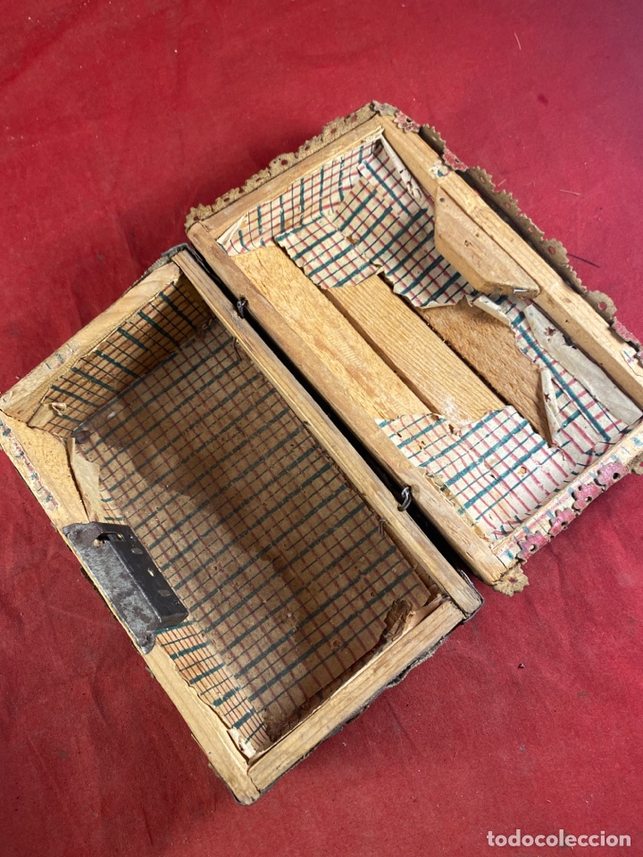 Antig&uuml;edades: Antigua cajita de madera - Foto 7