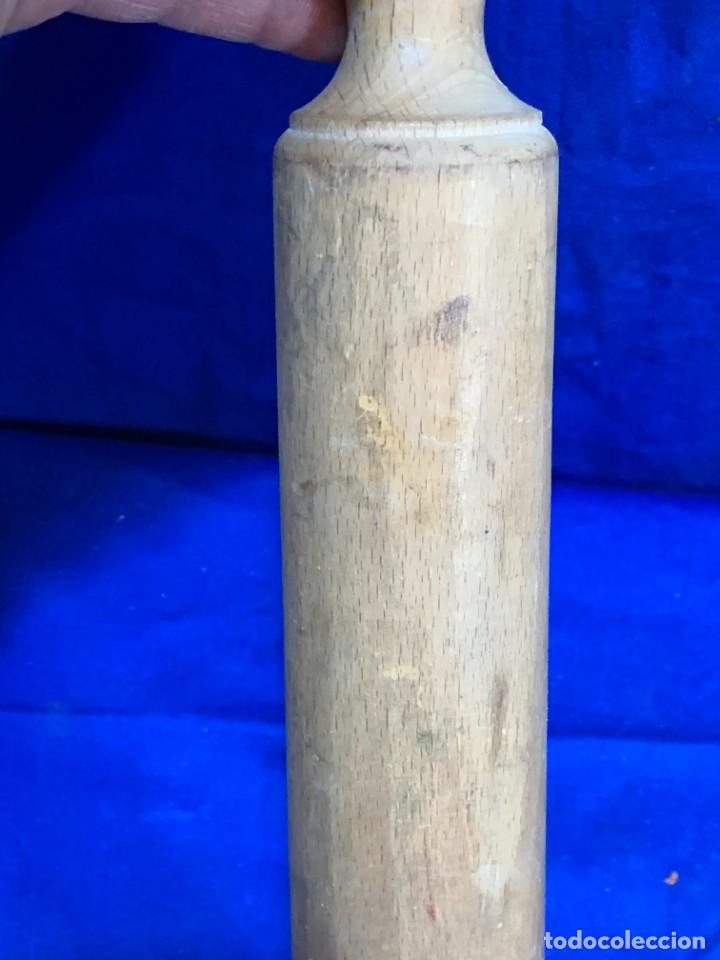 Antig&uuml;edades: RODILLO COCINA MADERA 36X4,5CMS - Foto 4