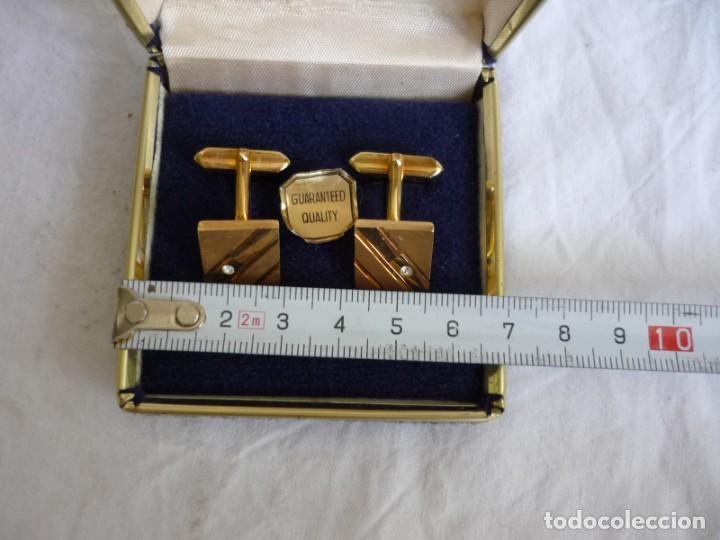 Antig&uuml;edades: Gemelos de metal dorado IBAWK, estuche original - Foto 6