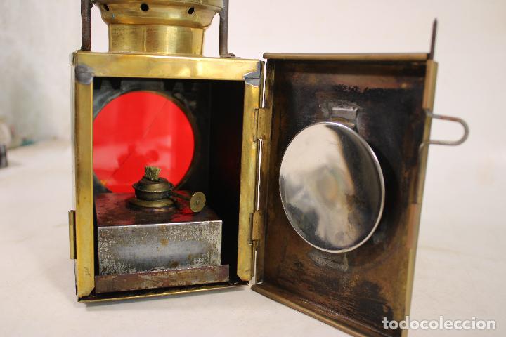 Antig&uuml;edades: antiguo farol de tren - Foto 3