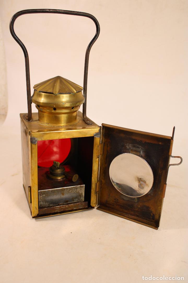 Antig&uuml;edades: antiguo farol de tren - Foto 5