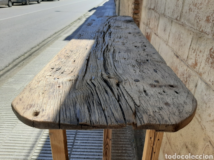 Antig&uuml;edades: Mesa / mesa isla / cons&oacute;la r&uacute;stica antigua - Foto 21